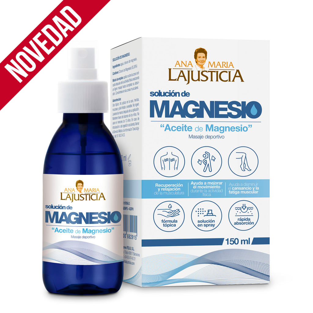 Ana Maria La Justicia Aceite de Magnesio para el cuidado de las articulaciones y alivio muscular