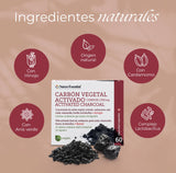 Nature Essential Carbón Vegetal Activado complex 1500 mg ext. seco 60 comprimidos