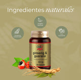 Obire Ginseng y Guarana 400 mg 90 capsulas