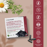 Nature Essential Carbón Vegetal Activado complex 1500 mg ext. seco 60 comprimidos