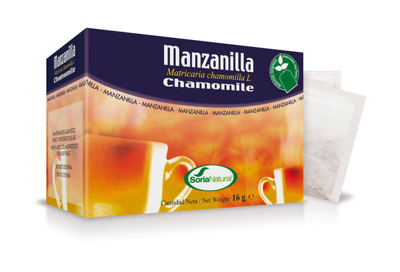 Soria Natural Manzanilla Infusión 20 bolsitas en filtro