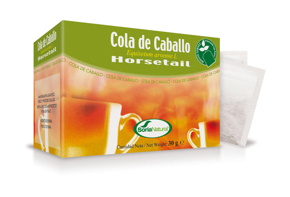 Soria Natural Cola de Caballo infusión 20 bolsitas filtro