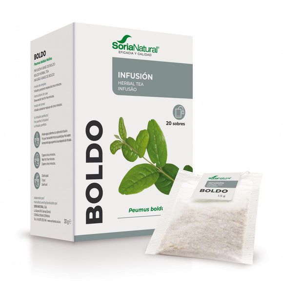 Soria Natural Boldo Infusión 20 bolsitas filtro