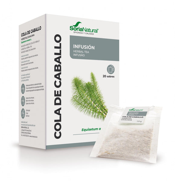Soria Natural Cola de Caballo infusión 20 bolsitas filtro