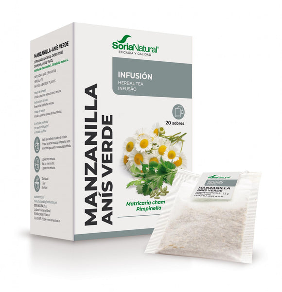 Soria Manzanilla con Anis Infusion 20 bolsitas con filtro