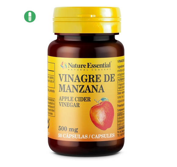 Nature Essential Vinagre de Manzana 500 mg 50 capsulas
