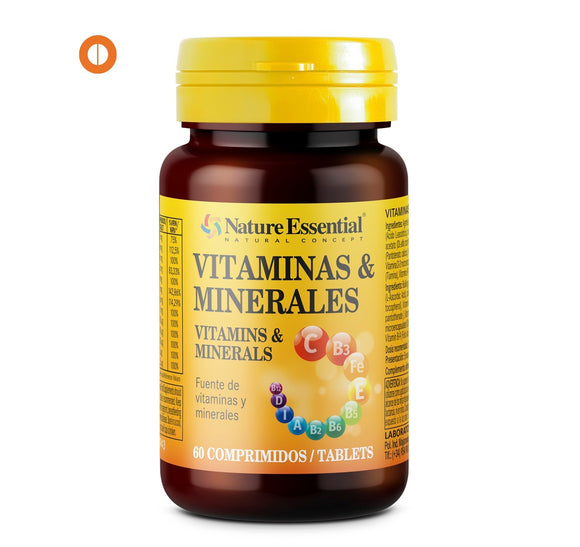 Nature Essential Vitaminas y Minerales 60 comprimidos