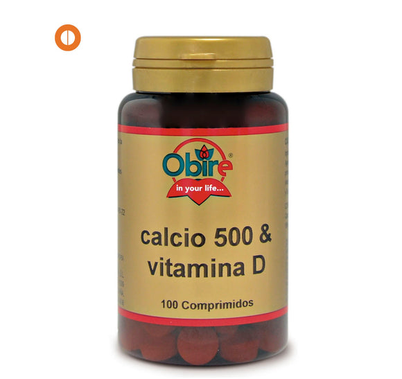 Obire Calcio 500 + Vitamina D 100 comprimidos