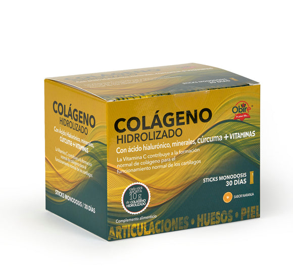 Obire Stick Colageno HIdrolizado 10 gr 30 stick