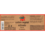 Obire Carbón Vegetal activado 200 mg 60 capsulas