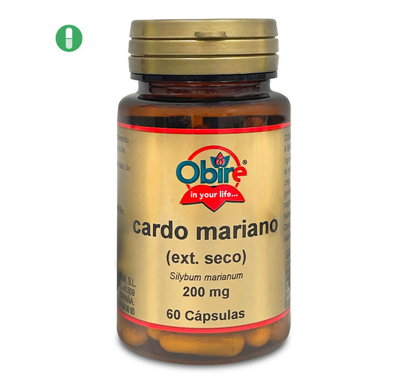 Obire Cardo Mariano extracto seco 200 mg 60 capsulas