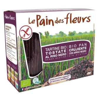 Le Pain des Fleurs Cracker Arroz negro 150 gramos bio sin gluten vegano