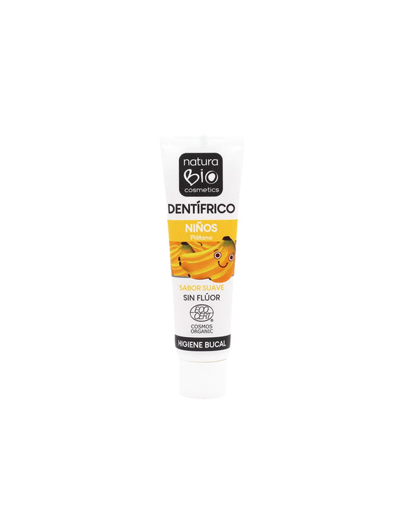 Naturabio Dentifrico Niños Platano sin Fluor 50 ml