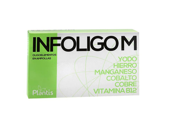 Infoligo M Oligoelementos  en Ampollas 20 ampollas x 5 ml