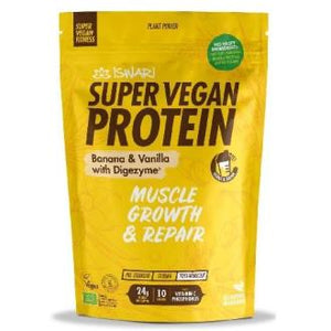 Iswar Proteina Fitnes vegano bio Platano y Vainilla en Biocosmesalud