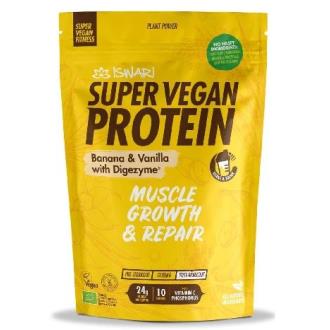 Iswar Proteina Fitnes vegano bio Platano y Vainilla en Biocosmesalud