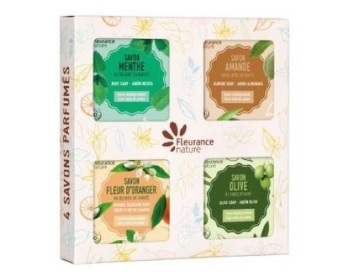 Cofre Jabón perfumado regalo Bio Fleurance Nature