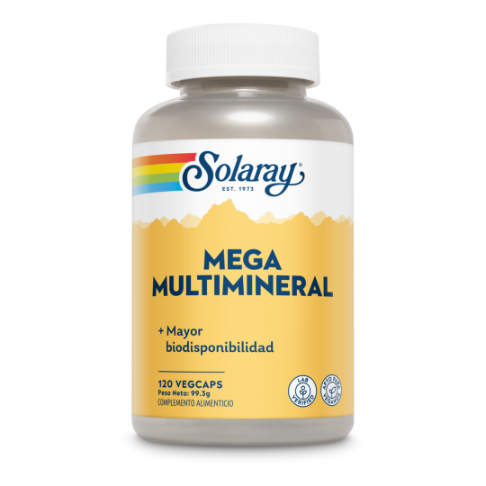 Solaray Megam Multimineral 120 capsulas vegetales
