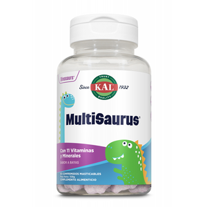 Kal Multisaurus Vitaminas y Minerales Sabor Bayas 60 comprimidos masticables
