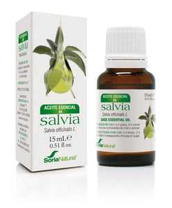 Soria Natural Aceite Esencial Salvia con Gotero de 15 ml