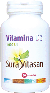 Suravitasan D3 60 cápsulas 1000 ui