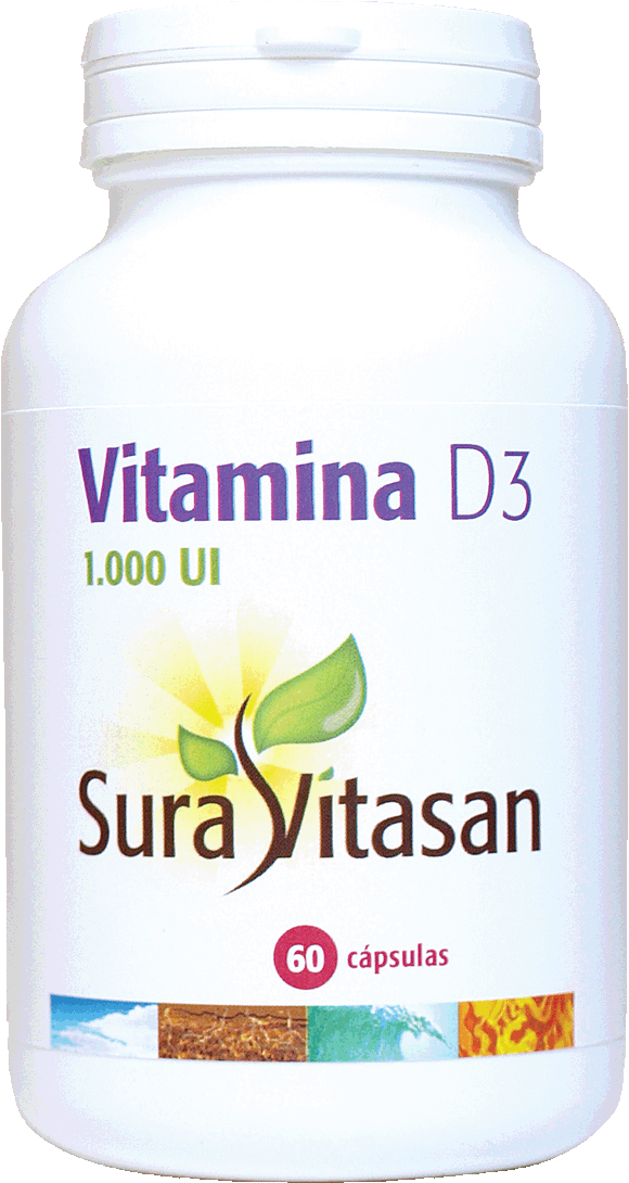 Suravitasan D3 60 cápsulas 1000 ui