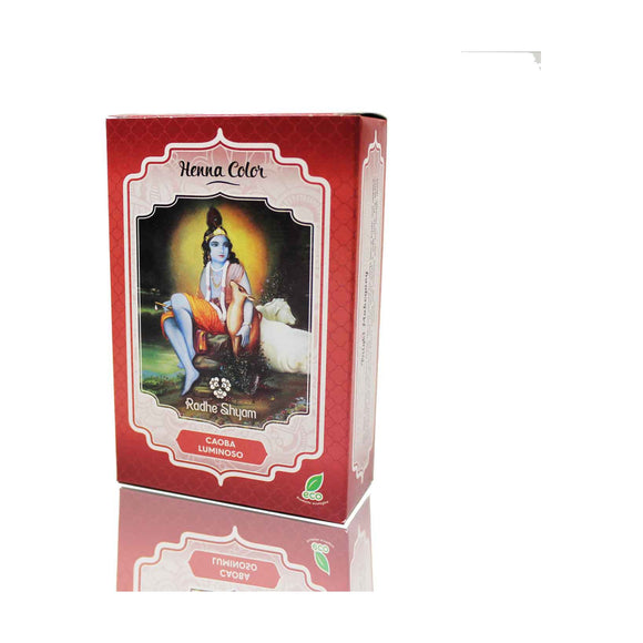 Radhe Shyam  Henna  en polvo  Super Caoba Luminoso 100 gr