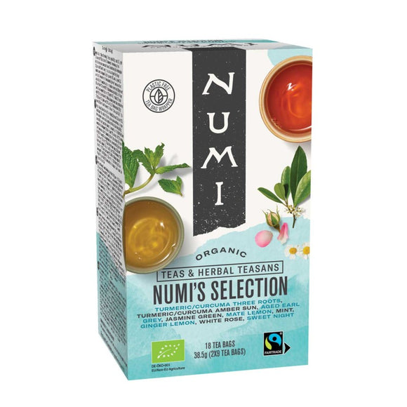 Numi la selección de tés e infusiones BIO 18 bolsitas