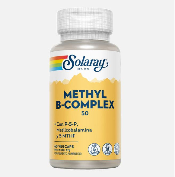 Solaray Methyl B Complex 50 60 capsulas vegetales