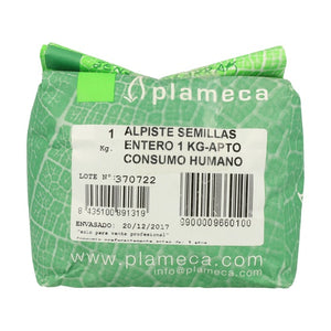 Plameca Planta en Bolsa Alpiste semillas entero  1 kg apto para consumo humano