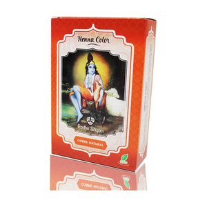 Radhe Shyam  Henna  en polvo Cobre Natural 100 gr