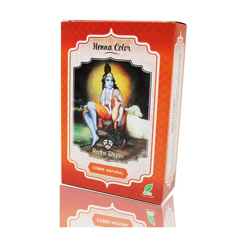 Radhe Shyam  Henna  en polvo Cobre Natural 100 gr