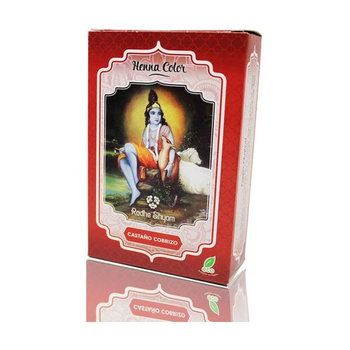 Radhe Shyam  Henna en polvo Castaño Cobrizo 100 gr