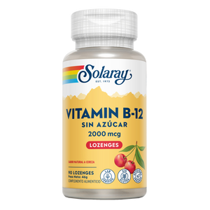 Solaray Vitamina B12 2000 mcg 90 comprimidos sublinguales